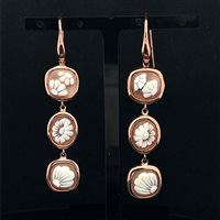 Orecchini Cameo Italiano Donna in Argento Conchiglia CAM765 - CAM765